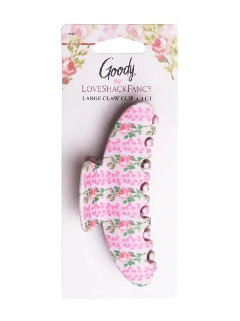 LoveShackFancy x Goody Blooming Heirloom Large Claw Clip - Strawberry Macaroon